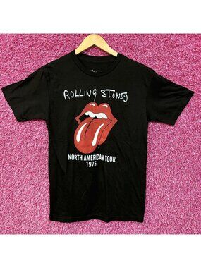 The Rolling Stones North American Tout 1975 Rock tee size small